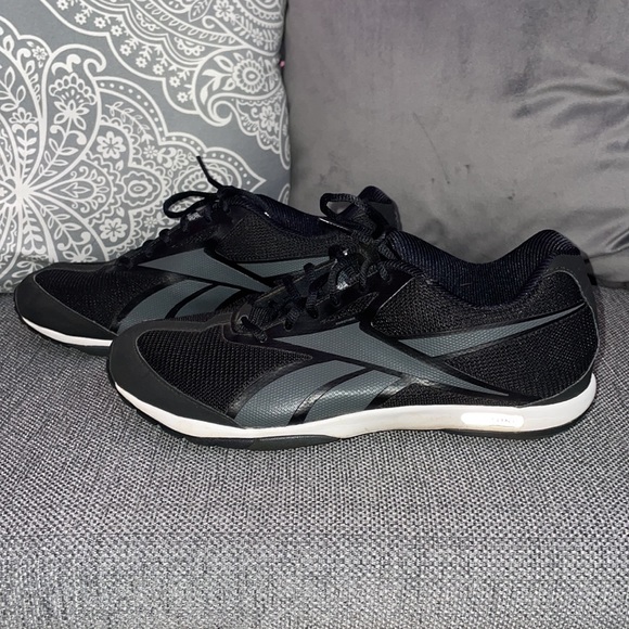 Reebok Shoes - Reebok Black & White SlimTone Sneakers